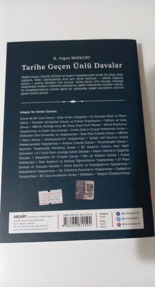 Tarihe Geçen Ünlü Davalar - H. Argun Bozkurt - Görsel 2