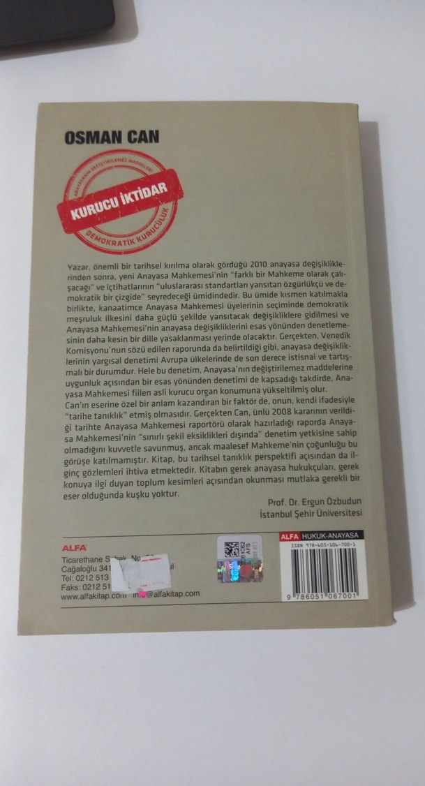 Egemenlik Kavramı ve Kurucu İktidar - Osman Can - Görsel 2