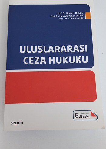 Uluslararası Ceza Hukuku - Durmuş Tezcan,Ruhan Erdem,Murat Önok