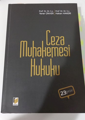 Ceza Muhakemesi Hukuku Kitabı - 23. Baskı
