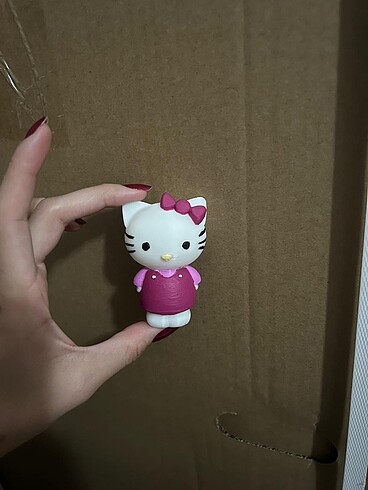 Hello Kitty 3D Oyuncak Model (Boyanmış)