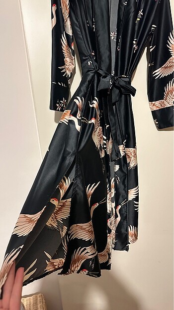 Diğer Kuş Desenli Kimono
