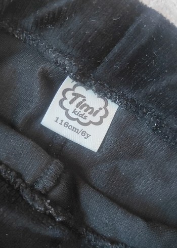 Kız Çocuk Siyah Dar Kesim Tayt - Görsel 2