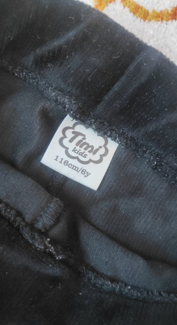 Kız Çocuk Siyah Dar Kesim Tayt - Görsel 2