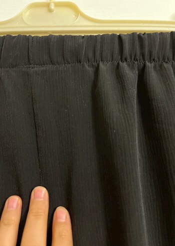 38 Beden siyah Renk Siyah Rahat Kesim Kadın Kumaş Pantolon