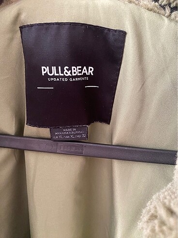 xl Beden yeşil Renk pull and bear mont