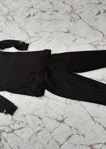 Kız Siyah Regular Fit Eşofman Altı - Görsel 4