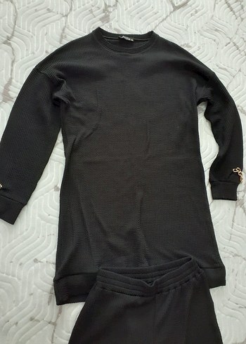 Kız Siyah Regular Fit Eşofman Altı - Görsel 6