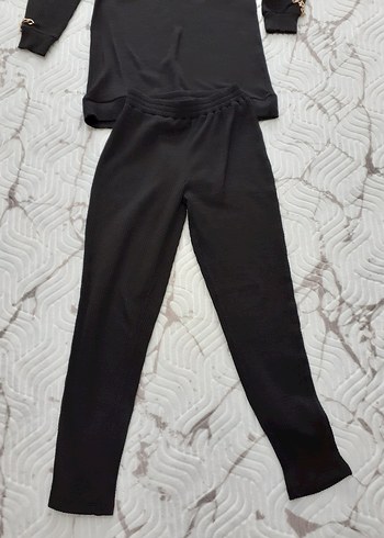 Kız Siyah Regular Fit Eşofman Altı - Görsel 2