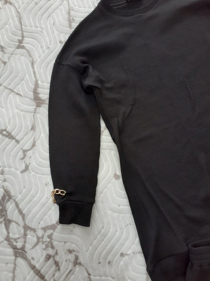 Kız Siyah Regular Fit Eşofman Altı - Görsel 5