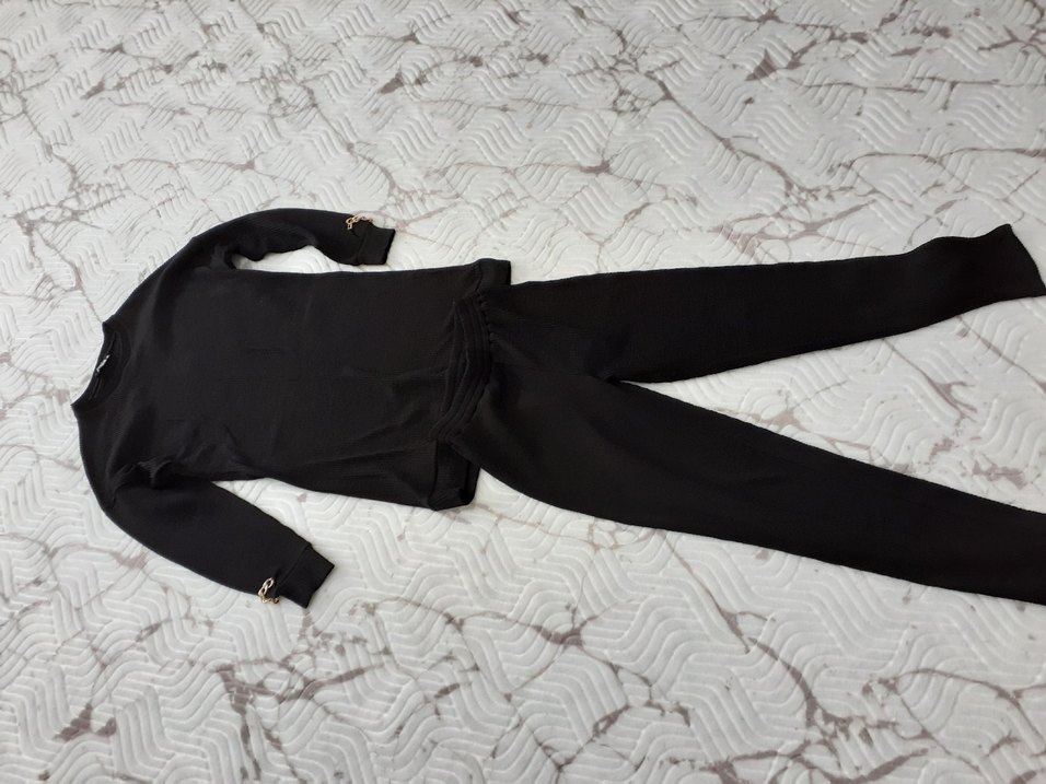 Kız Siyah Regular Fit Eşofman Altı - Görsel 4