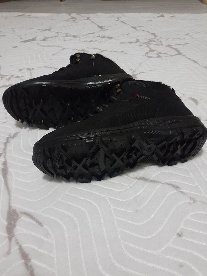 Siyah Kürklü Kamuflaj Desenli Erkek Bot - Görsel 4