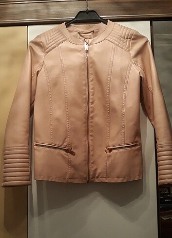 LC Waikiki Pembe deri mont kız çocuk M beden