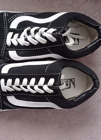 38 Beden siyah Renk Vans ayakkabı 