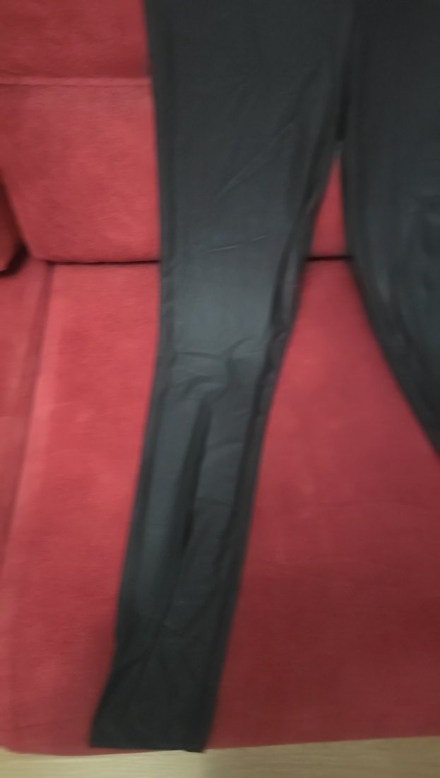 Kemer Detaylı Siyah Kadın Tayt - Görsel 2