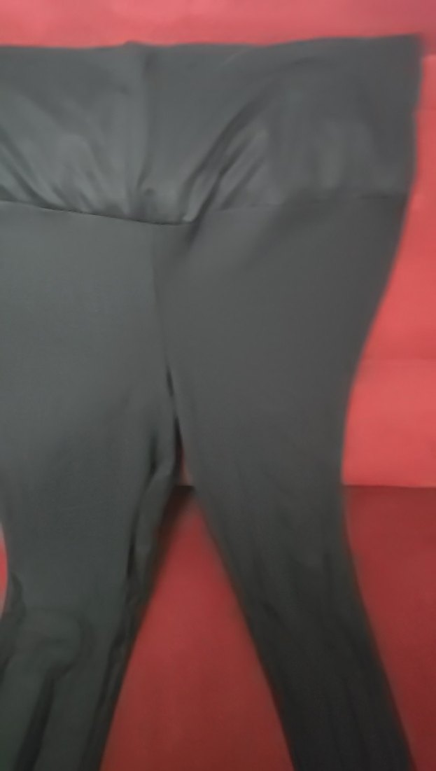 Kemer Detaylı Siyah Kadın Tayt - Görsel 4