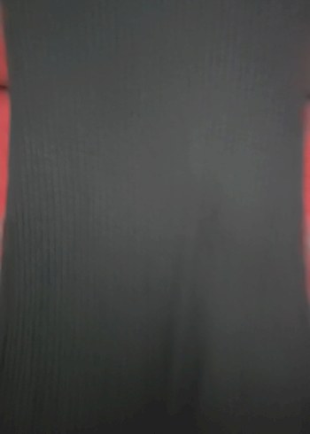 Siyah Balıkçı Yaka Kolsuz Triko Elbise - Görsel 5