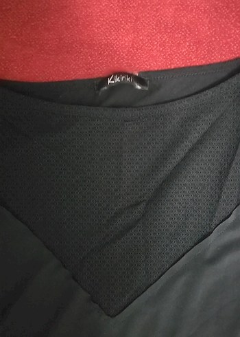 Siyah V Yaka Kadın Bluz - Görsel 4