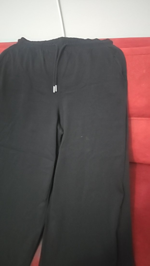 Kadın Siyah Rahat Kesim uxun Kumaş Pantolon - Görsel 2