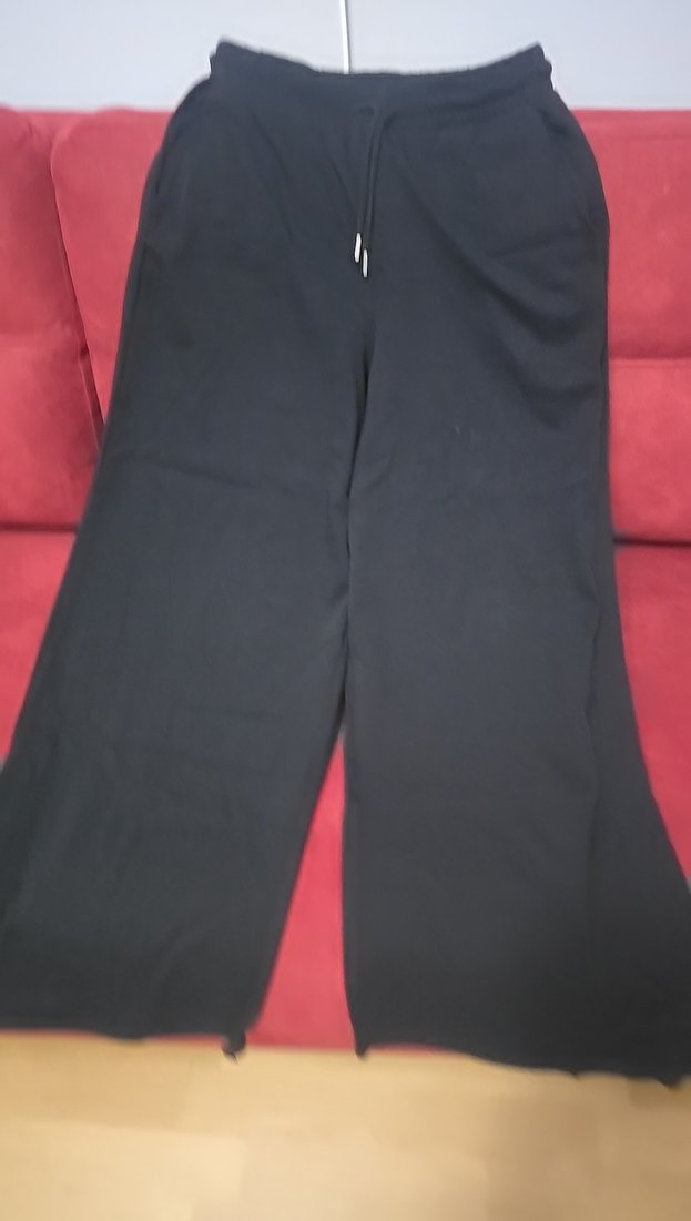 Kadın Siyah Rahat Kesim uxun Kumaş Pantolon - Görsel 5