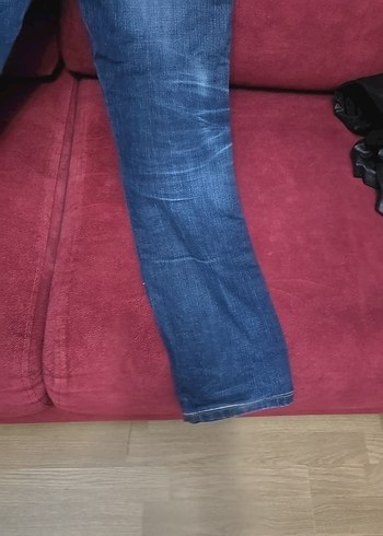 Kemer Tokalı Lacivert Başkent erkek  Kot Pantolon - Görsel 8