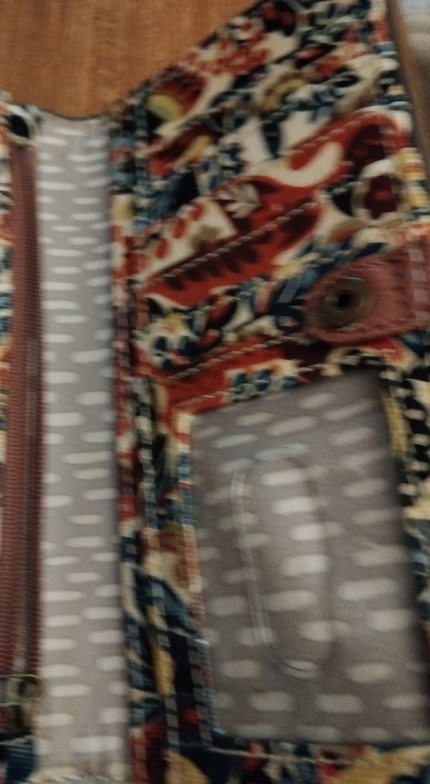 Çiçek Desenli Fermuarlı Bohem Kadın Cüzdanı - Görsel 4