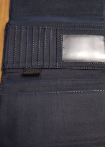 Tommy Hilfiger tokalı Gri Deri Kadın Cüzdanı - Görsel 5