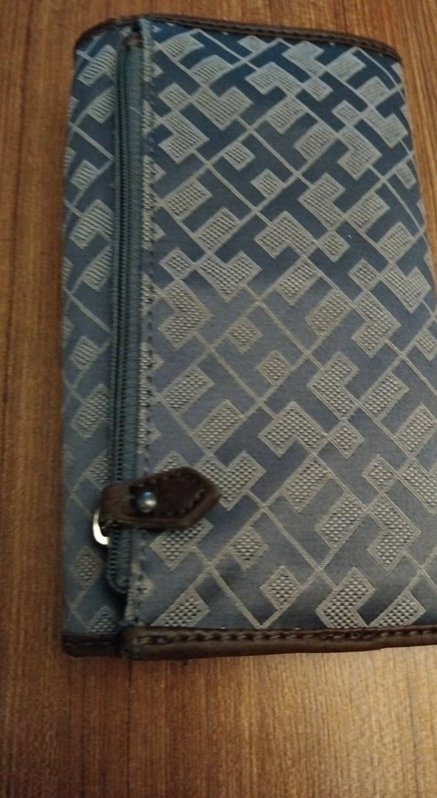 Tommy Hilfiger tokalı Gri Deri Kadın Cüzdanı - Görsel 2