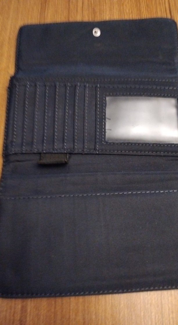 Tommy Hilfiger tokalı Gri Deri Kadın Cüzdanı - Görsel 5