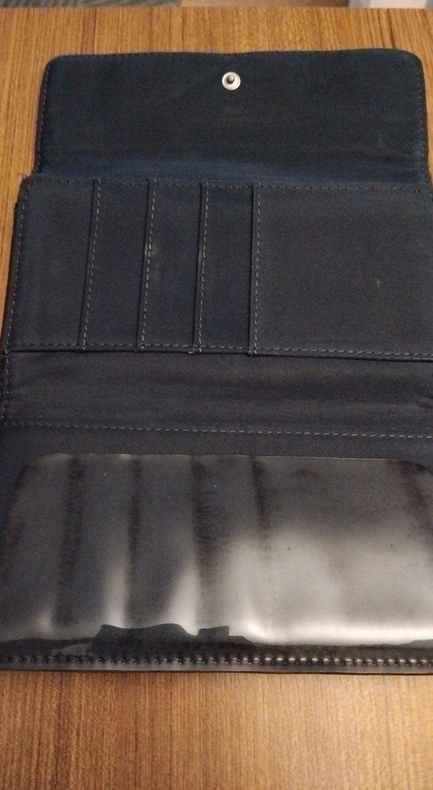 Tommy Hilfiger tokalı Gri Deri Kadın Cüzdanı - Görsel 4