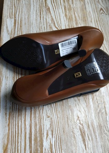 İnci Marka Kadın Bej Deri Topuklu Stiletto - Görsel 7