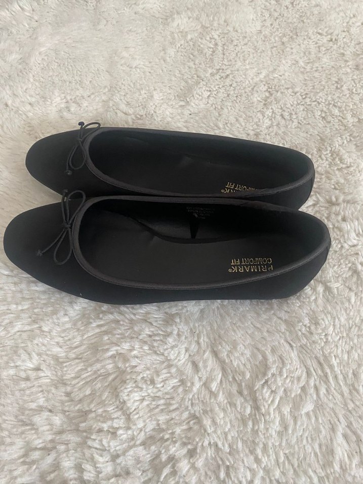 Siyah Tokalı Blok Topuk Kadın Babet - Görsel 3