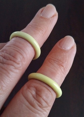 Kadın kemik yüzükler 8 adet - Görsel 6