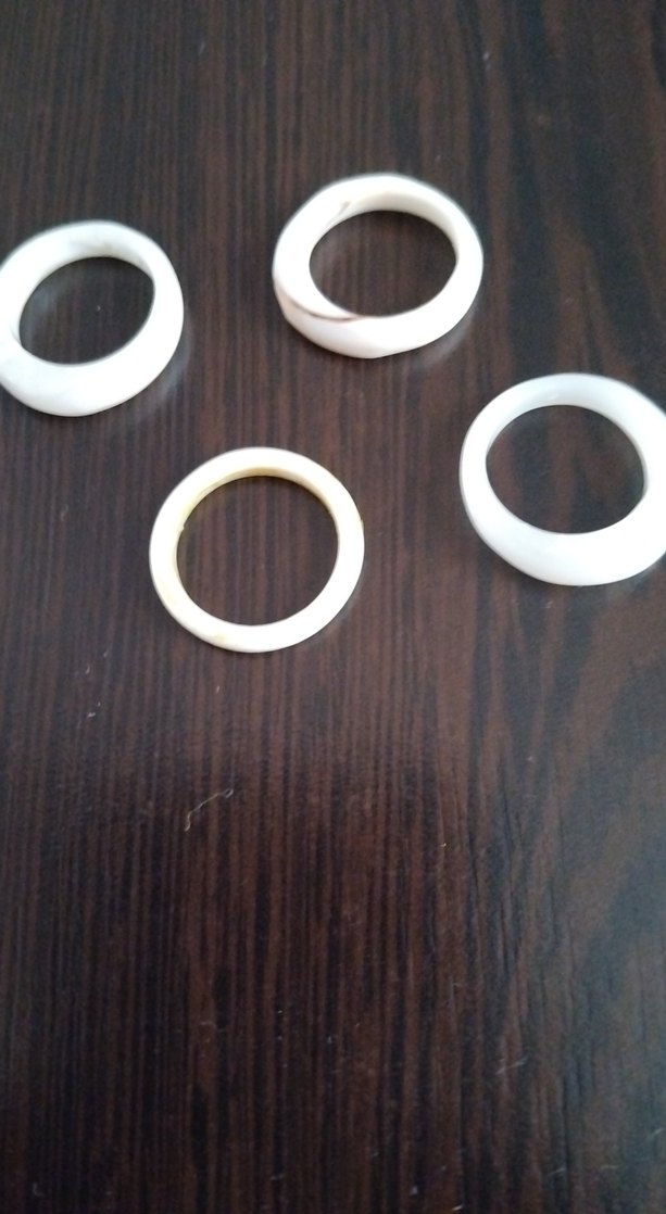 Kadın kemik yüzükler 8 adet - Görsel 4