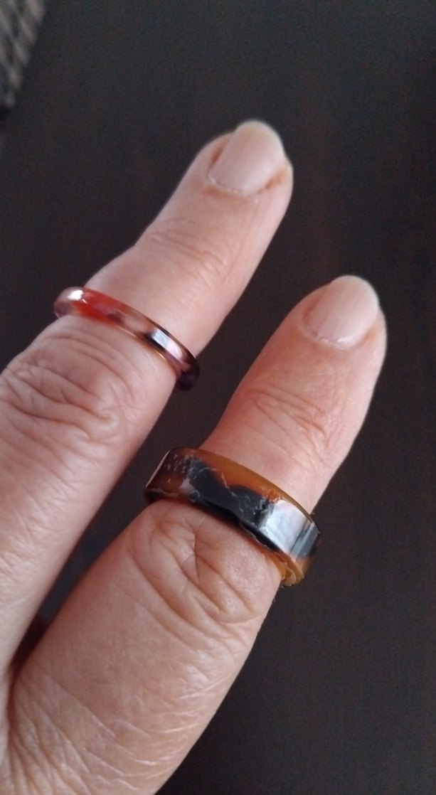 Kadın kemik yüzükler 8 adet - Görsel 5