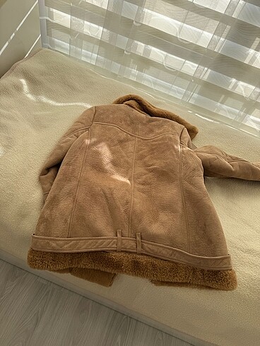 m Beden camel Renk Stradivarius Biker Ceket