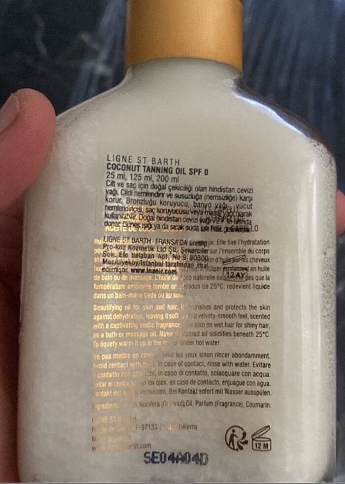 St.Barth Coconut Oil 200 ml - Görsel 4