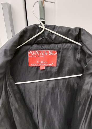 Collezione Marka Fermuarlı Siyah Midi Street Wear Kadın Ceket - Görsel 3