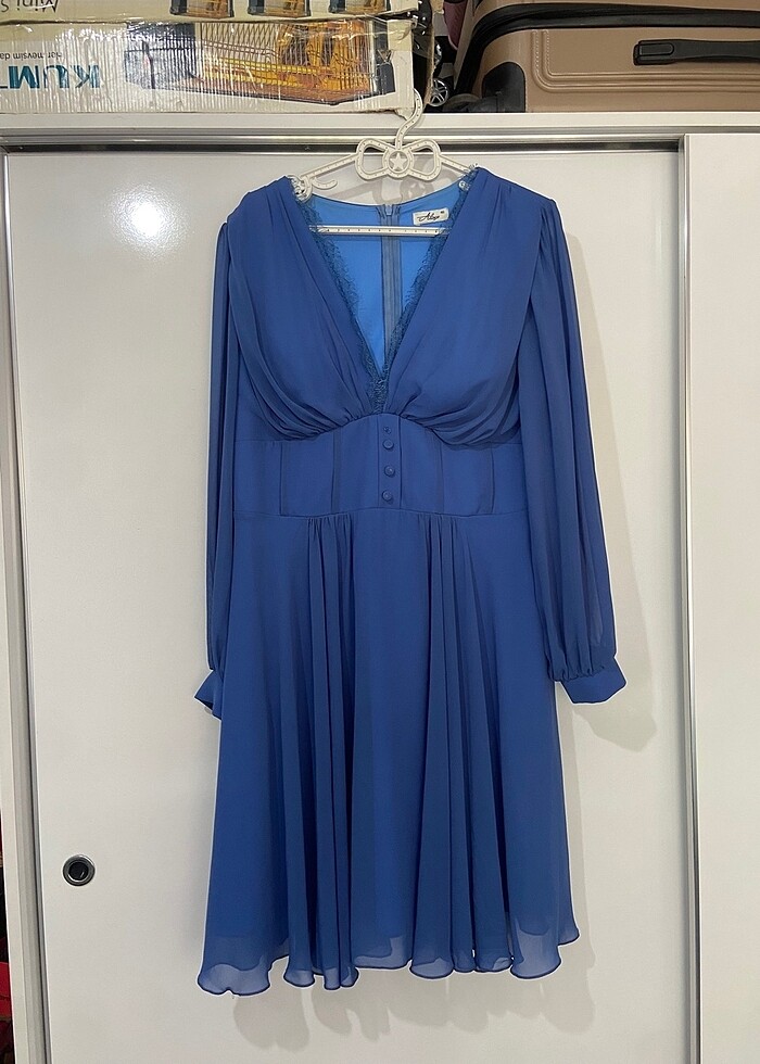 Şifon abiye - Görsel 2