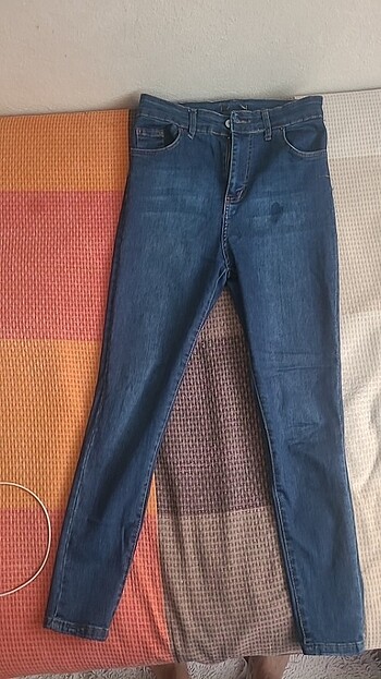 Skiny jean yüksek bel