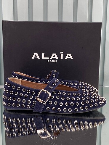 38 Beden Alaia Strass Ballerinas Hakiki Deri