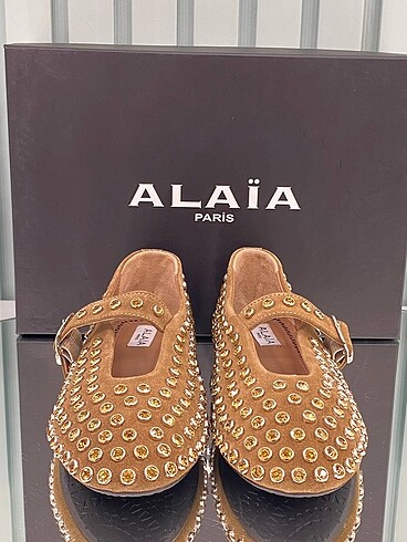 Alaia Alaia Strass Ballerinas Hakiki Deri