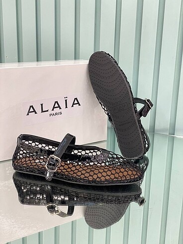 New???? ALAİA Mesh Sandal???? Hakiki Deri
