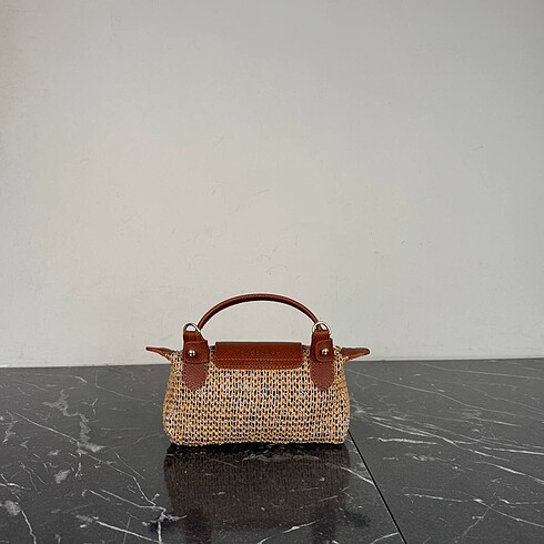 Beden camel Renk Longchamp Le Pliage Pouch with Handle
