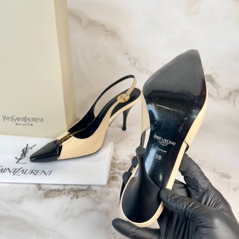 Kadın Çok Renkli Deri Stiletto Topuklu Ayakkabı - Görsel 3