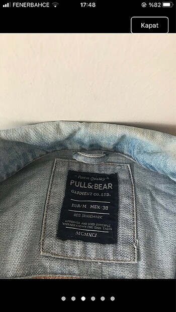 m Beden pull bear
