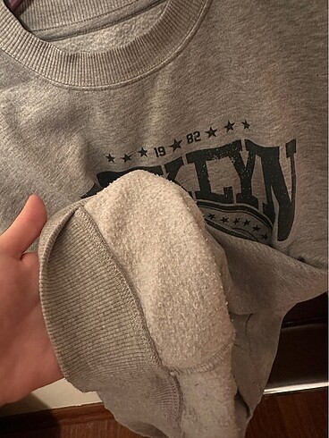 Brooklyn Gri Sweat - Görsel 3