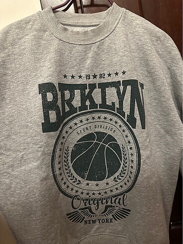 Brooklyn Gri Sweat - Görsel 2