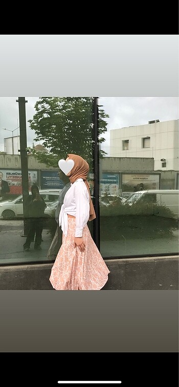 Diğer Desenli pileli etek