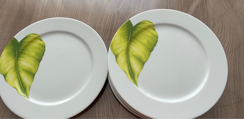  Beden beyaz Renk 6?lı Pasta Tabağı